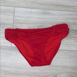 Red bikini bottoms